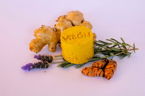 Shampoo de cúrcuma y jengibre
