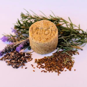 Shampoo de linaza y manteca de cacao